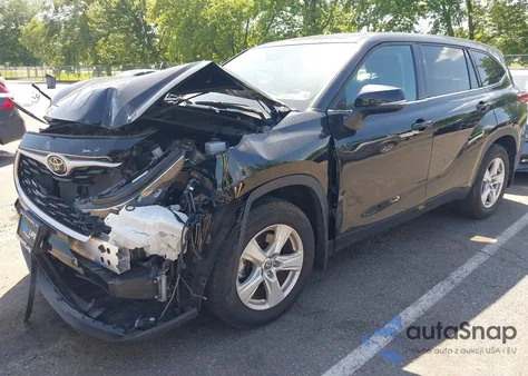 2021 Toyota Highlander Le from USA, damaged, VIN 5TDBZRBH3MS124451